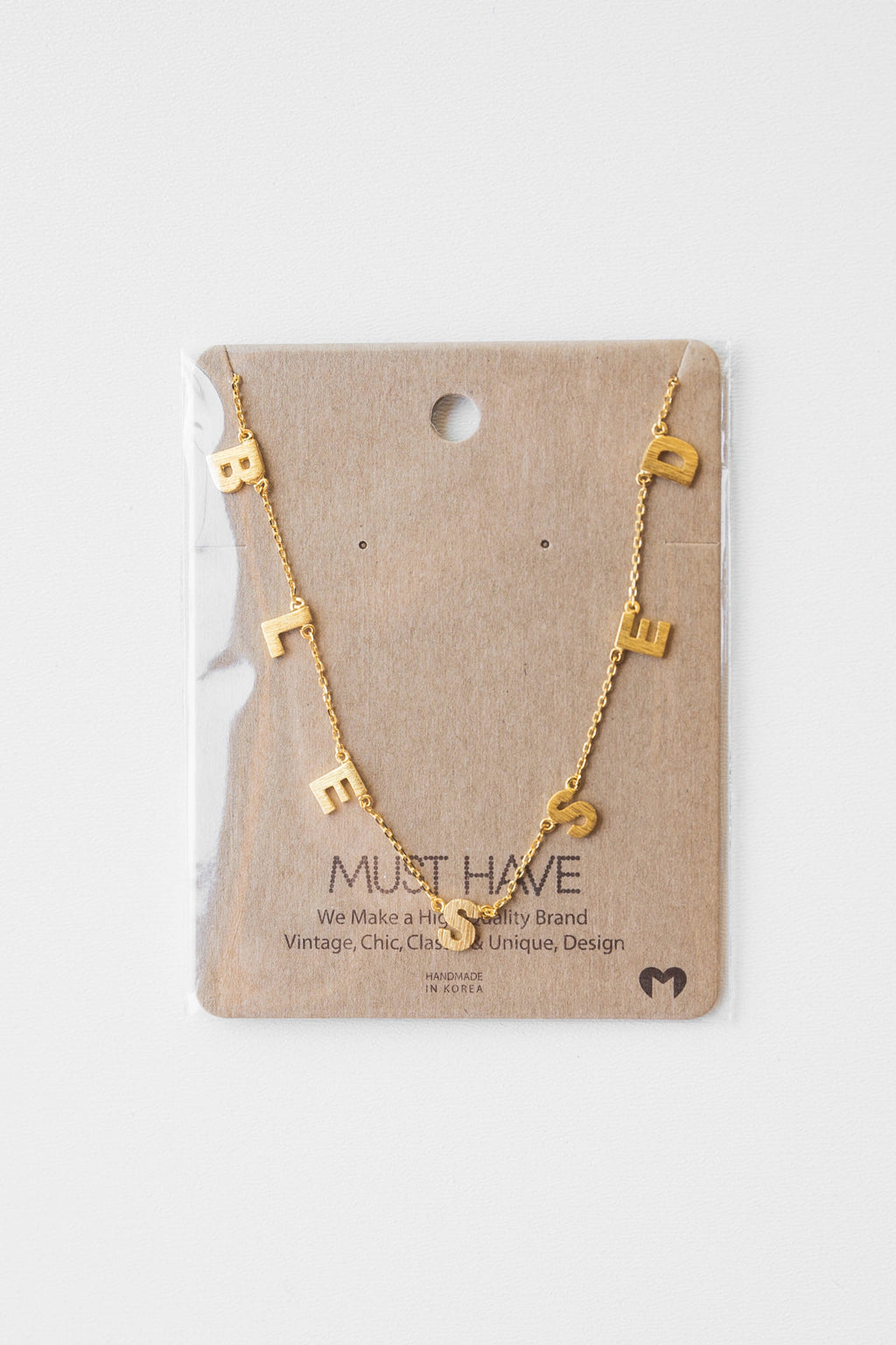 mode, read and believe necklace