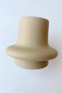 mode, round stoneware tealight holder