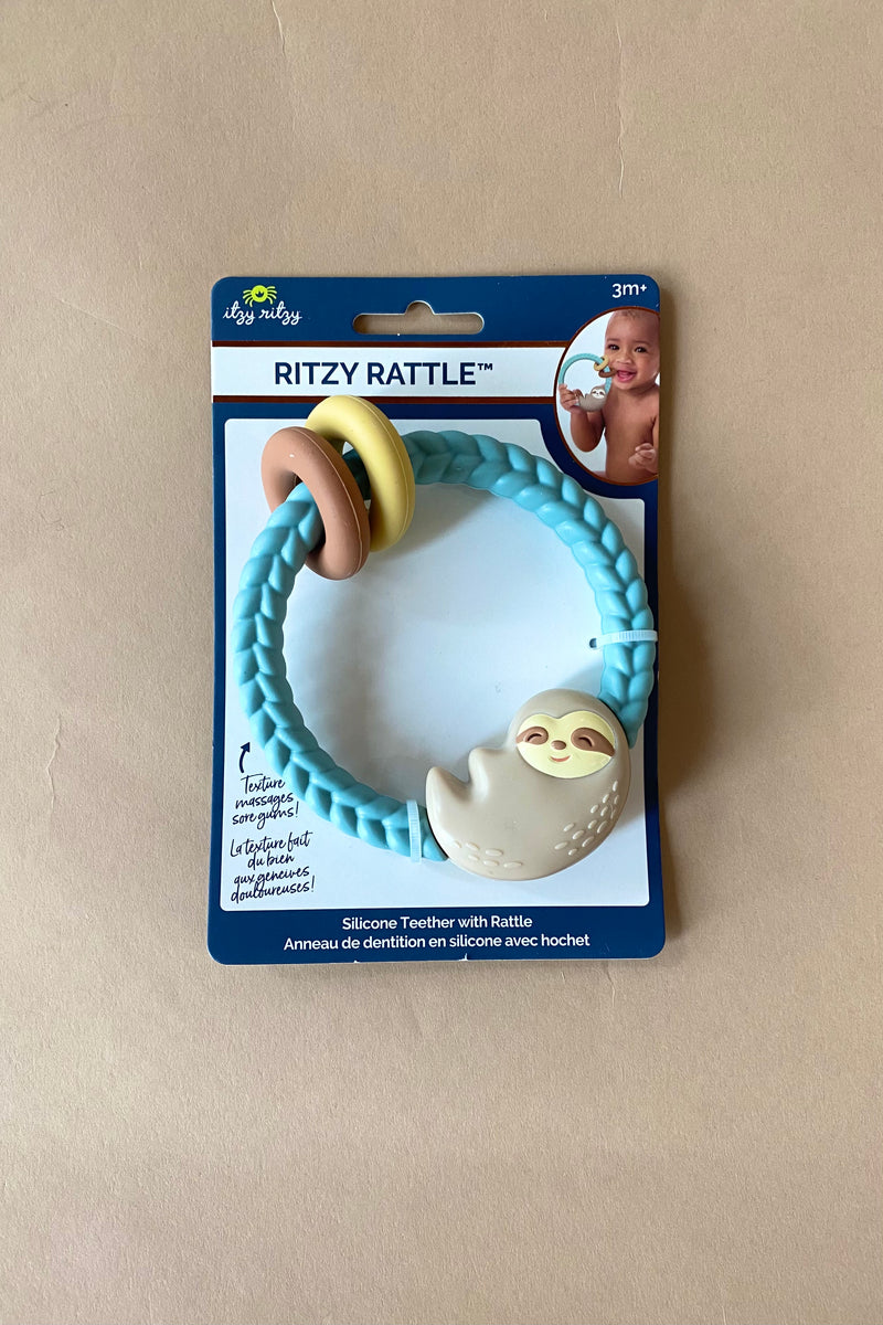 ritzy rattle silicone teether