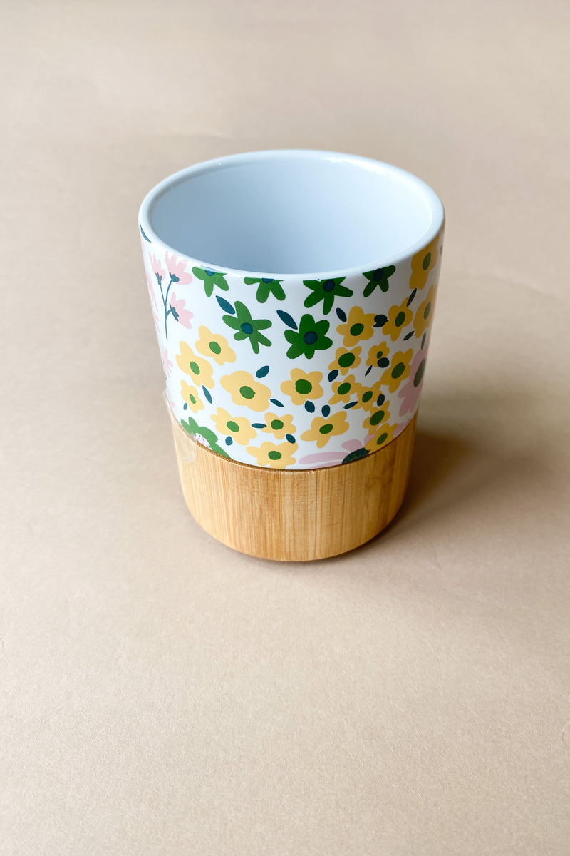 bamboo mug floral