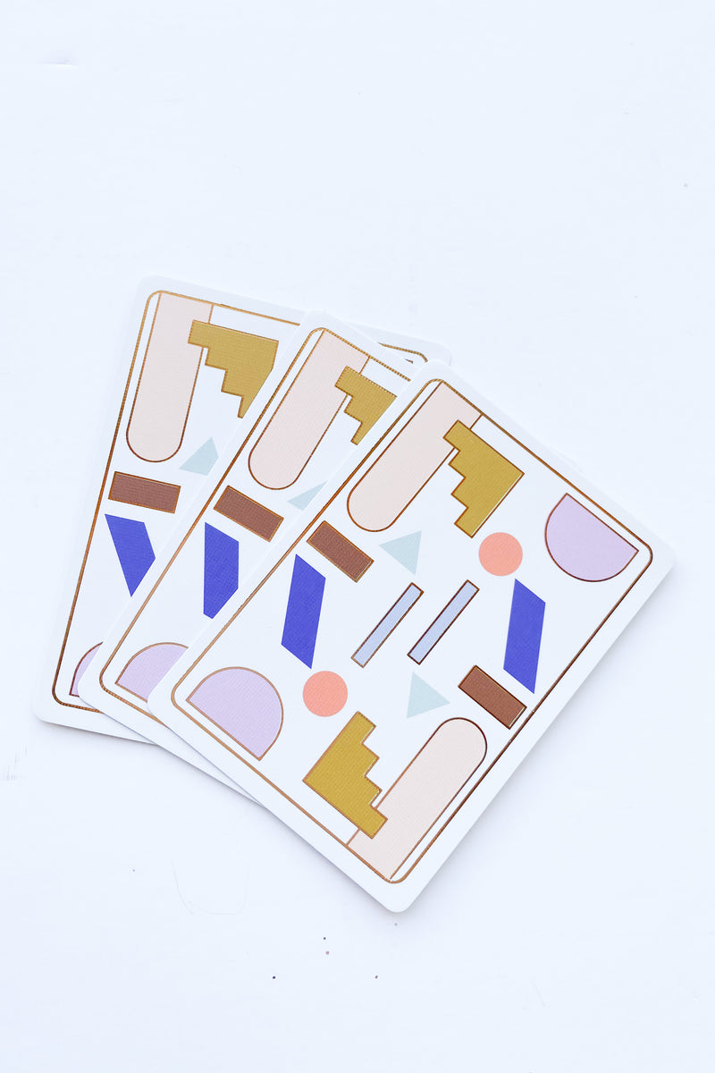 mode, "shapes" 52 card deck