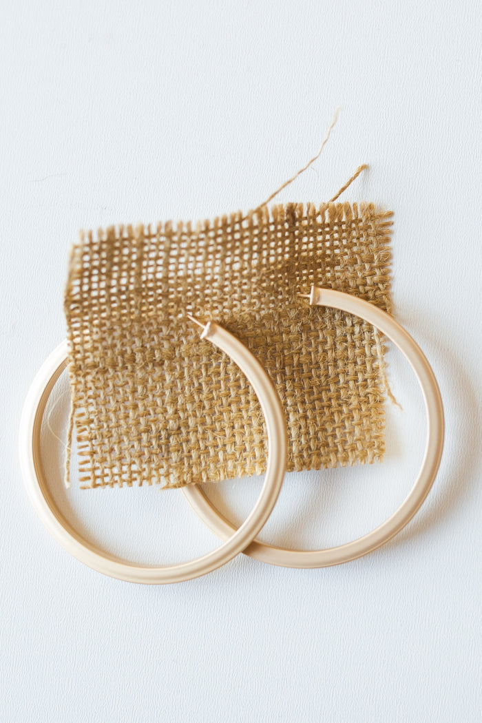 mode, flat edge matte hoop