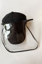 mode, baseball cap face shield