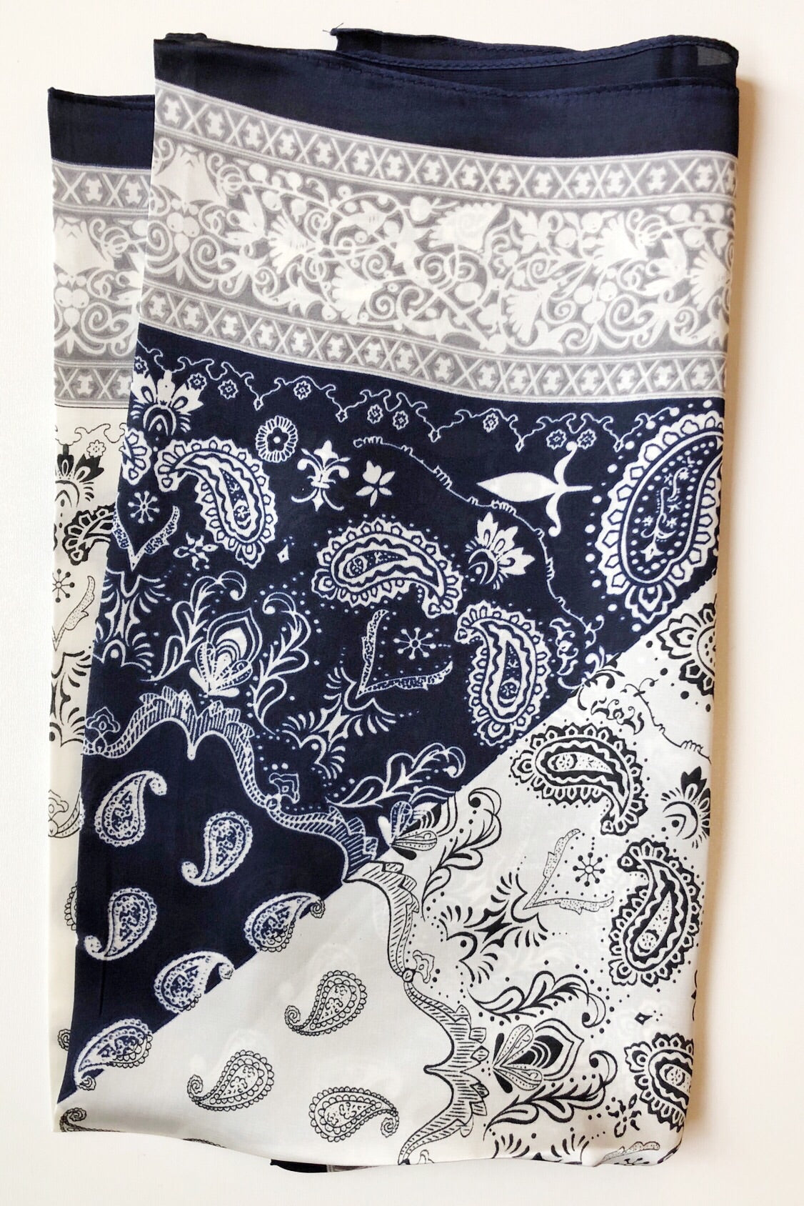 mode, heather square scarf