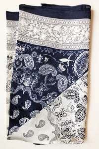 mode, heather square scarf