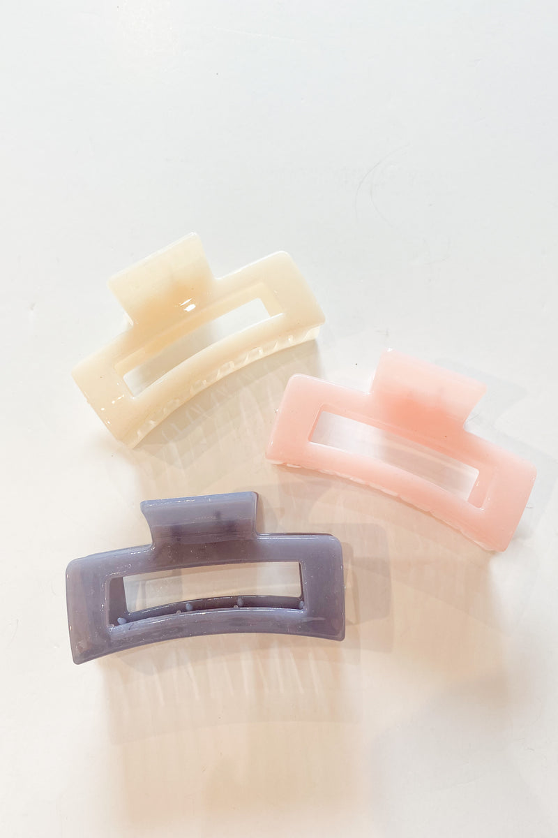 mode, square hair clip