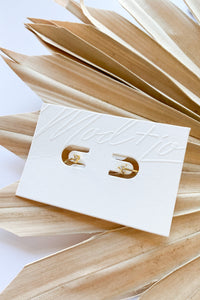 mode, tayler hoop studs