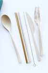 mode, portable + reusable flatware set