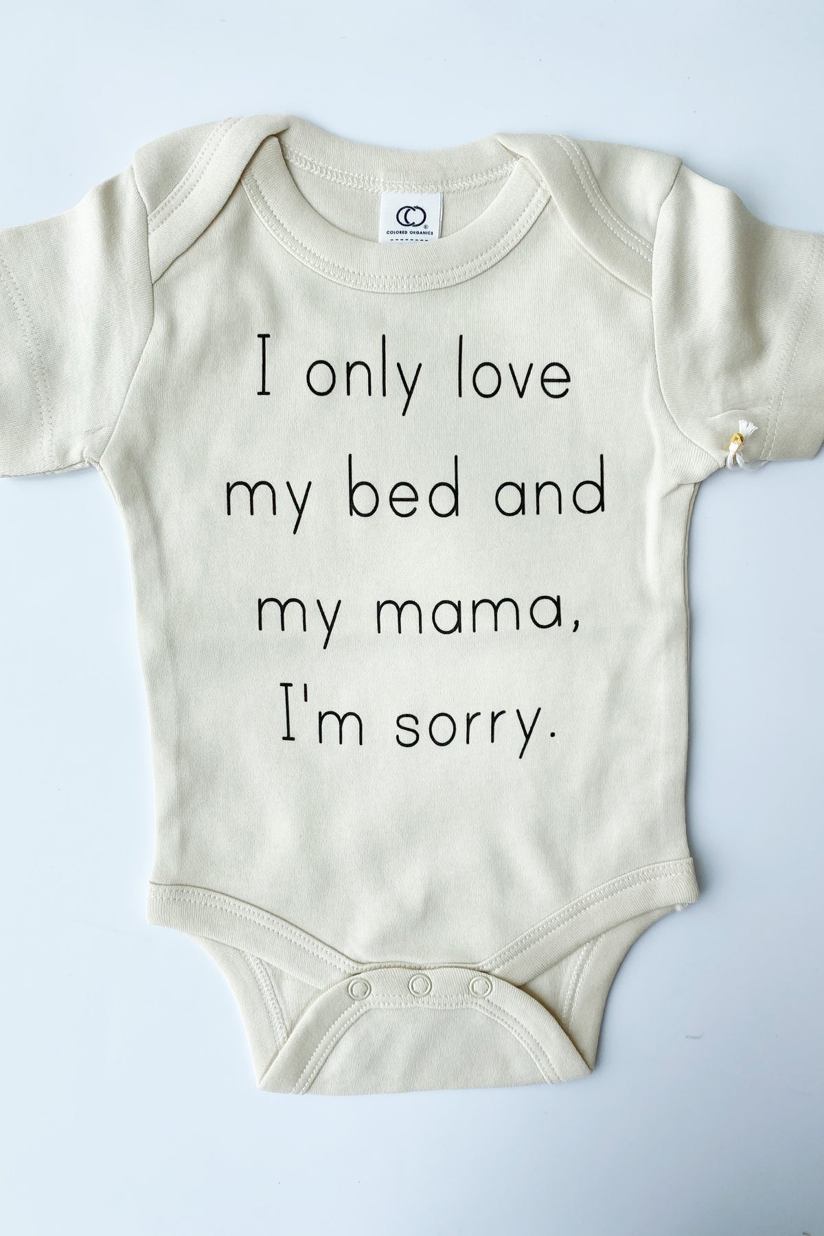 mode, bed + mama onesie