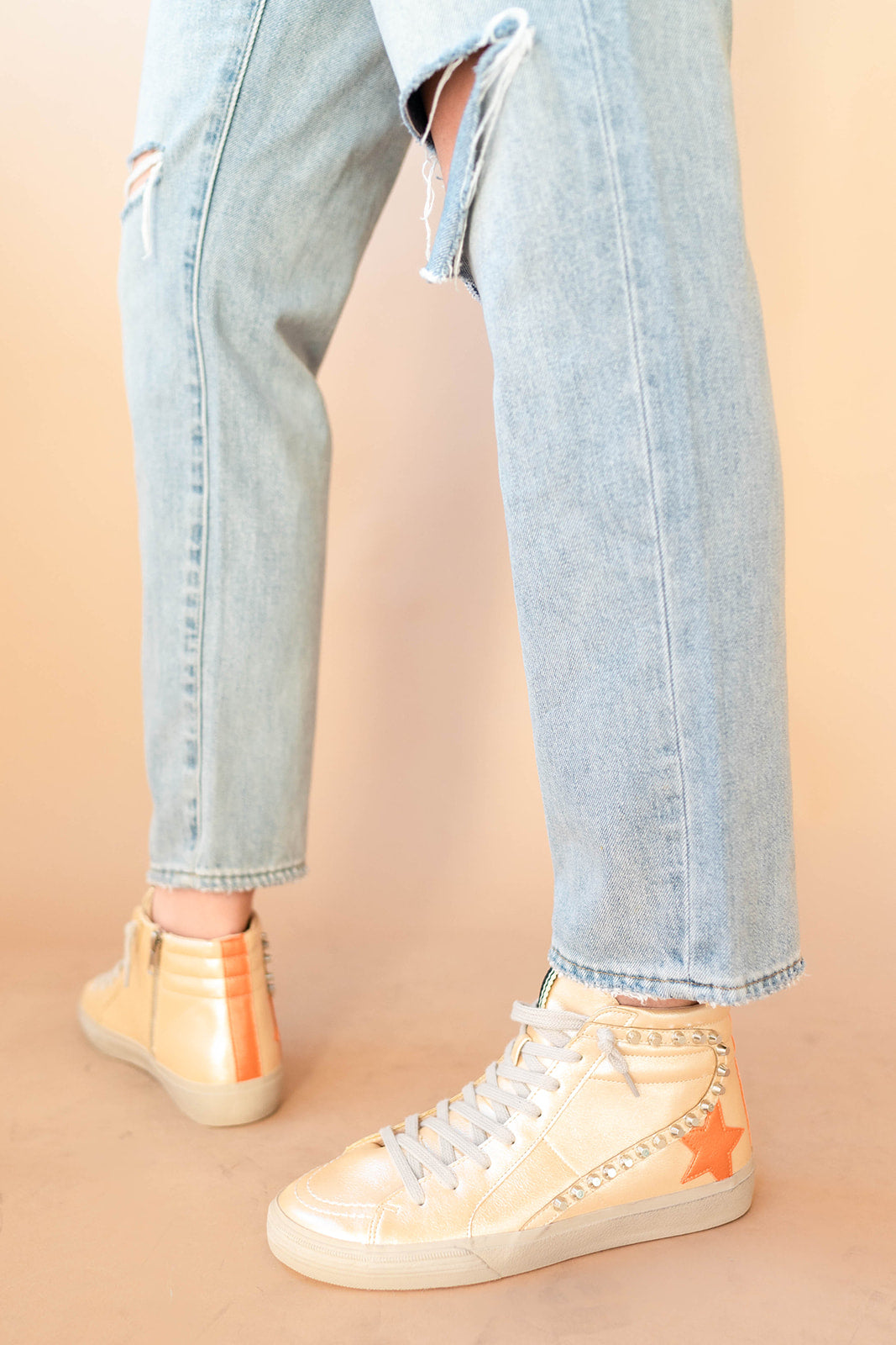 mode, orange you glad sneakers