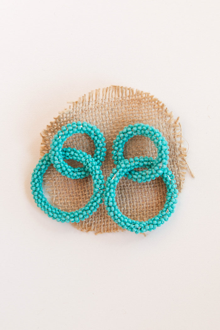 mode, double linked beaded hoop