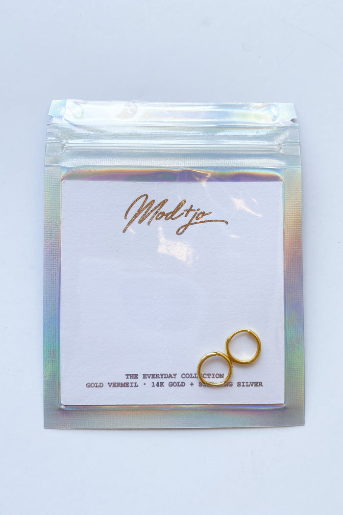 mode, gold vermeil stacking hoops