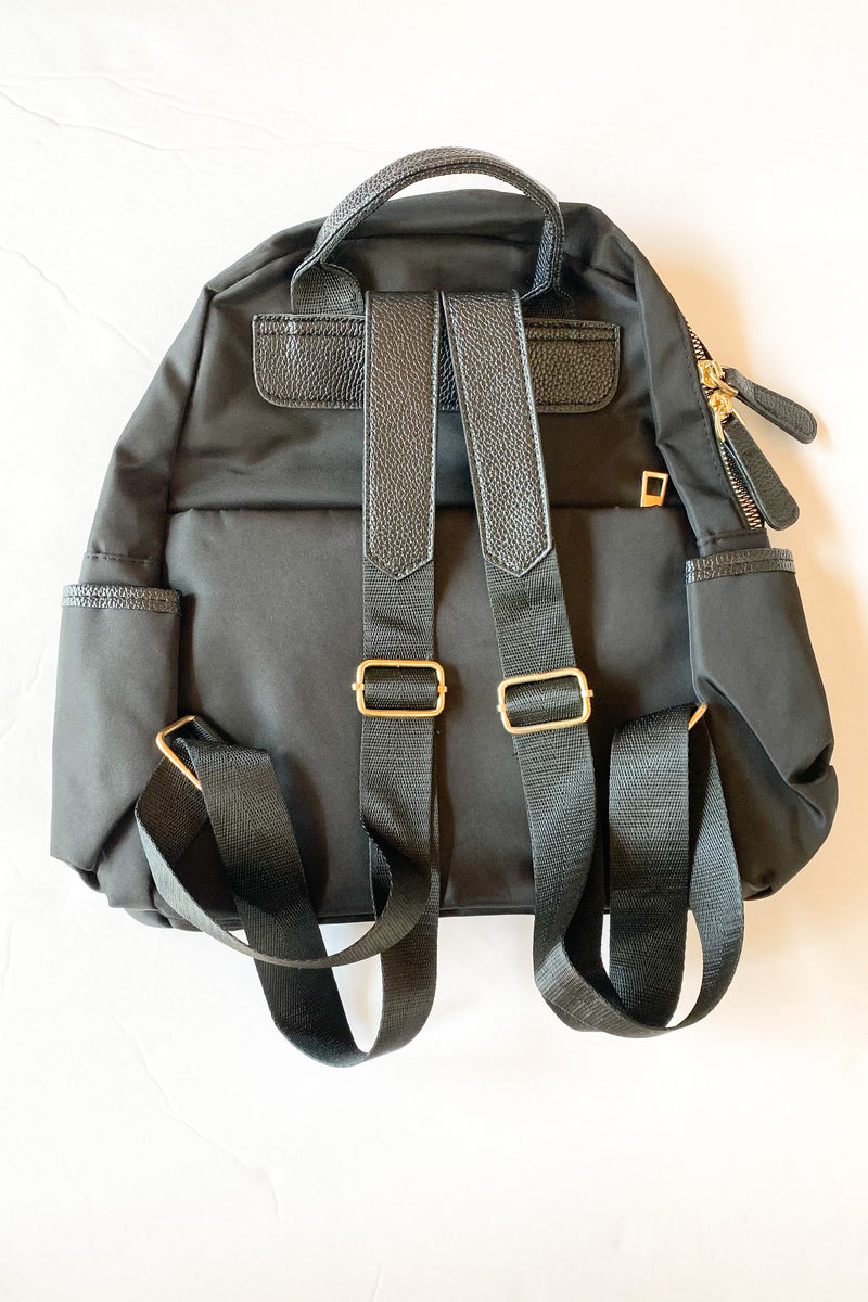 casual backpack black