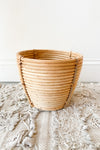 hand woven rattan basket small