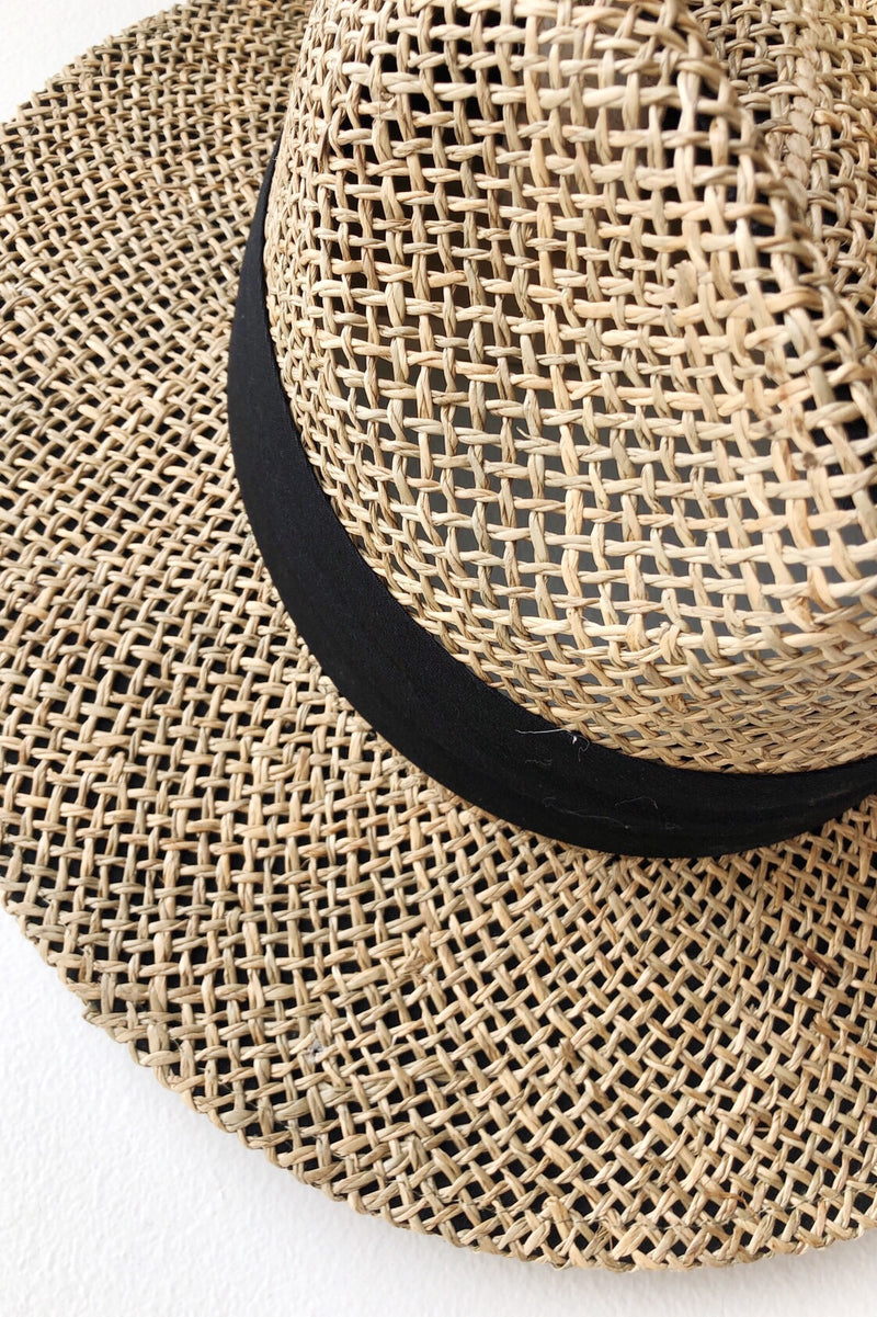 mode, seagrass panama hat