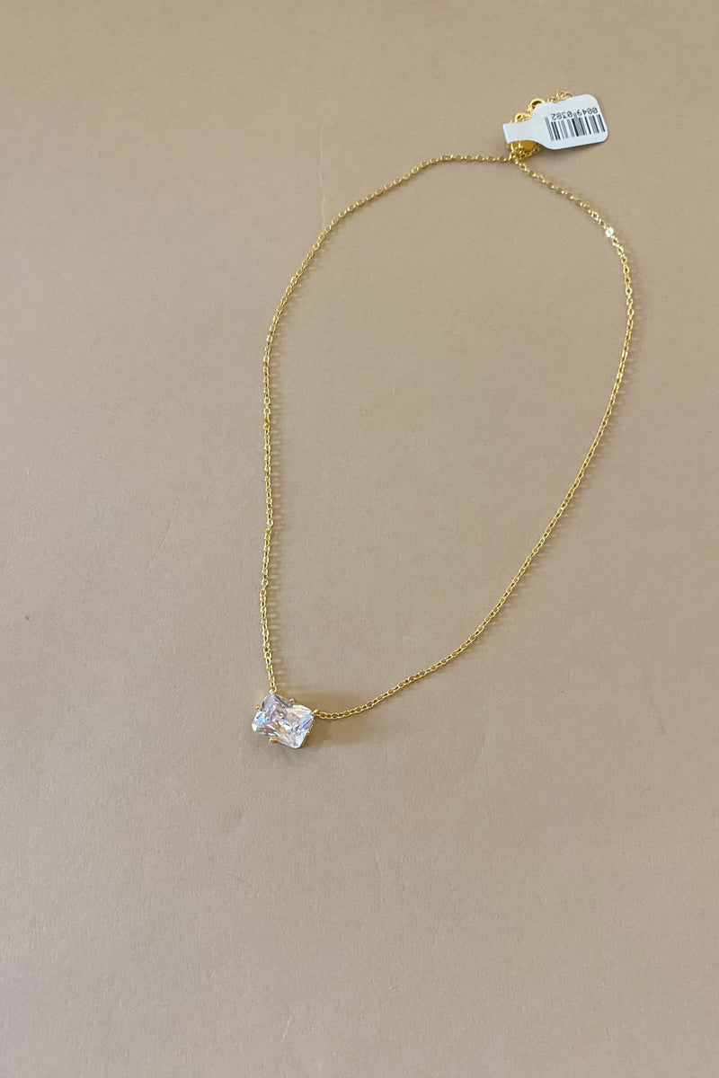 mode, heirloom rectangle necklace