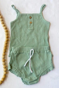 mode, ribbed bloomer set