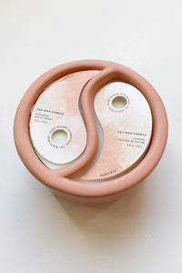 mode, yin & yang candle