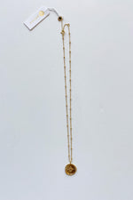 mode, compass coin necklace