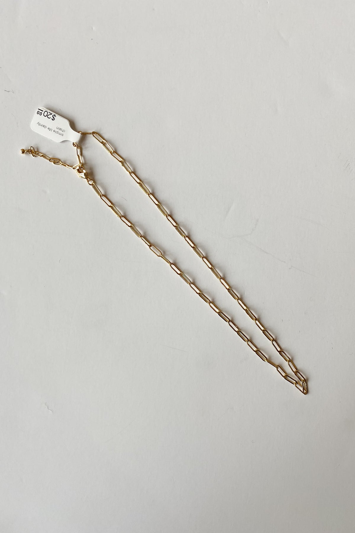 mode, simple life  dainty chain