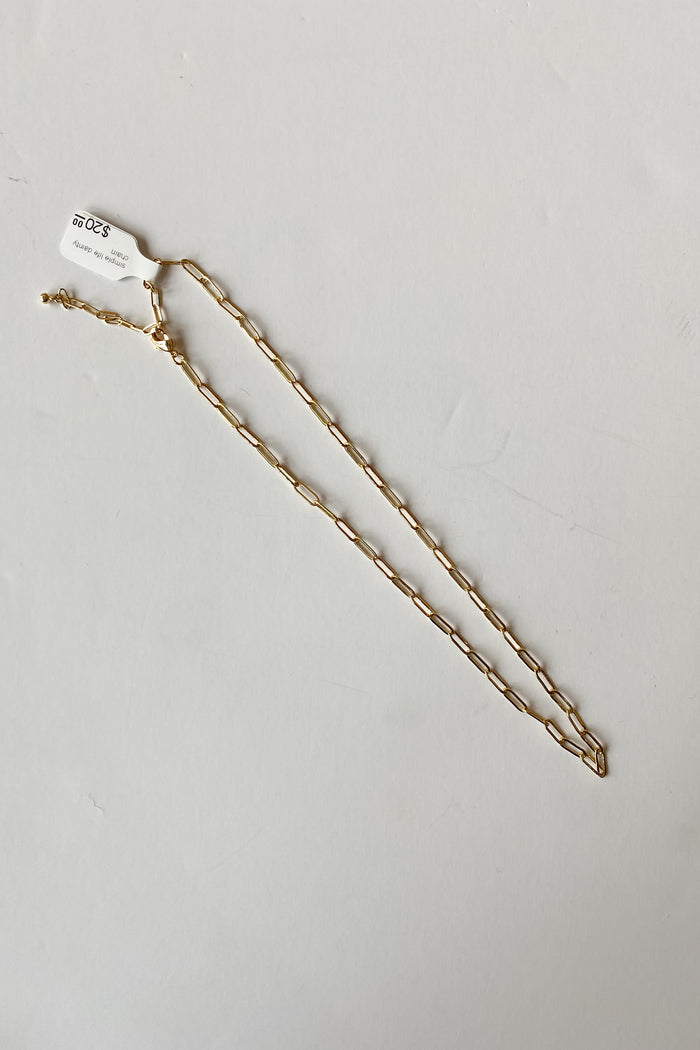 mode, simple life  dainty chain