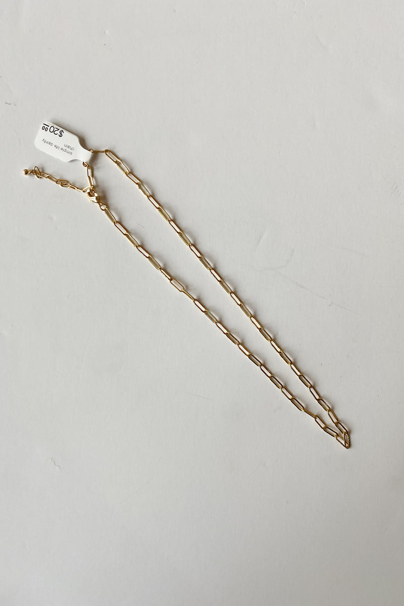 mode, simple life  dainty chain
