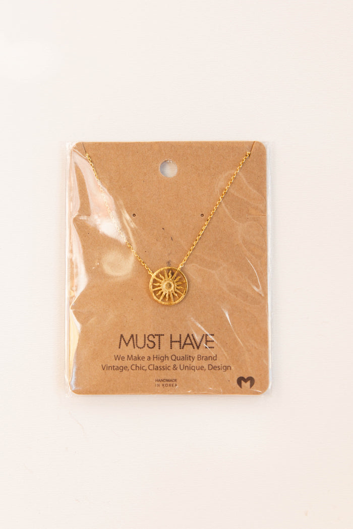mode, sun daze necklace
