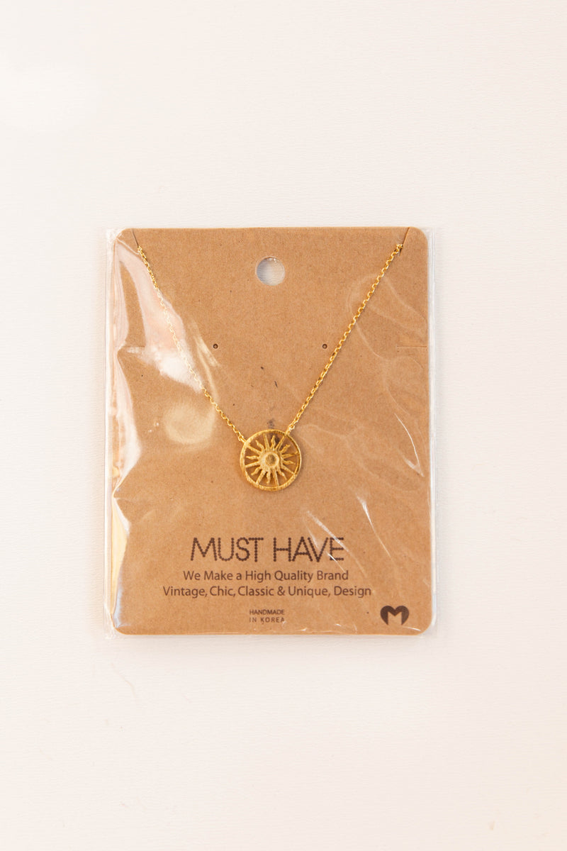 mode, sun daze necklace