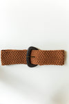 mode, gather in  woven belt