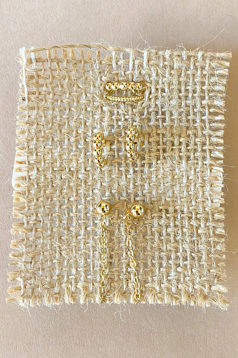 juniper gold earrings