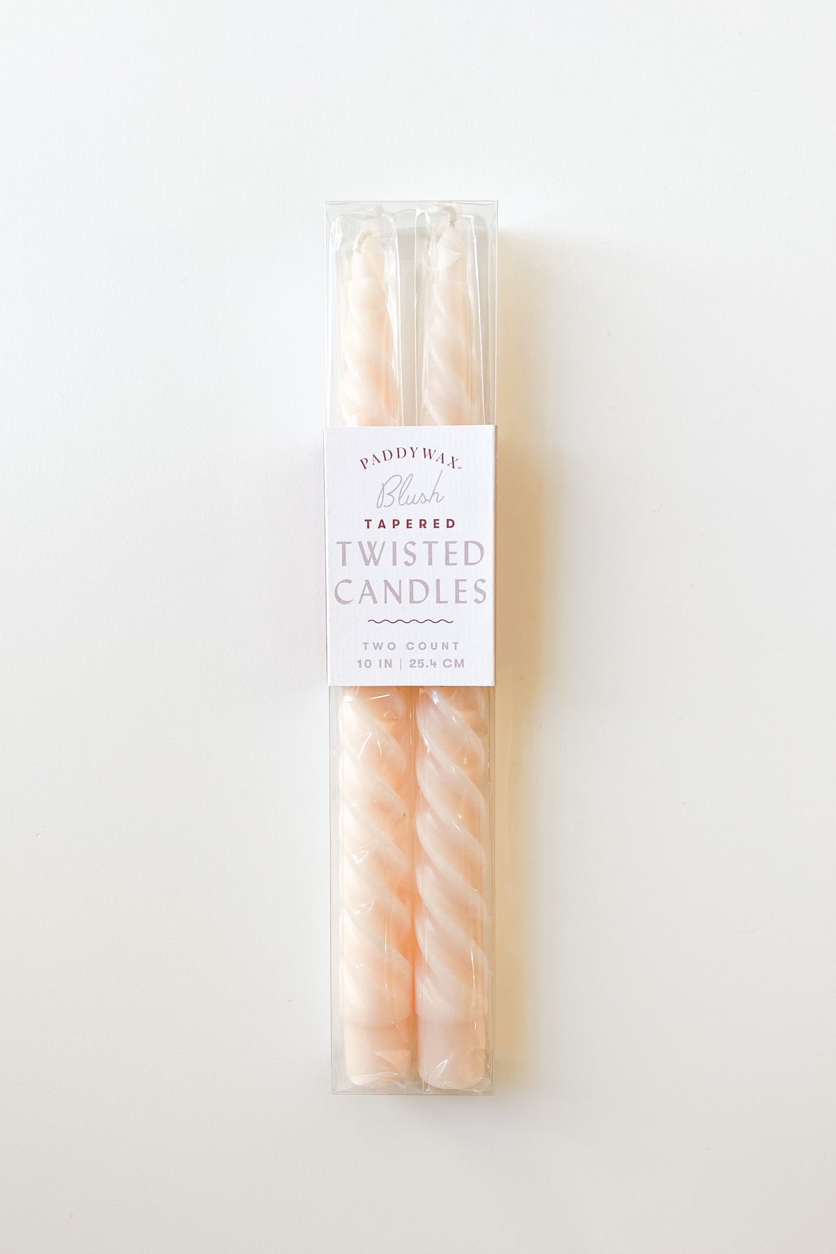 mode, tapred twisted candle set