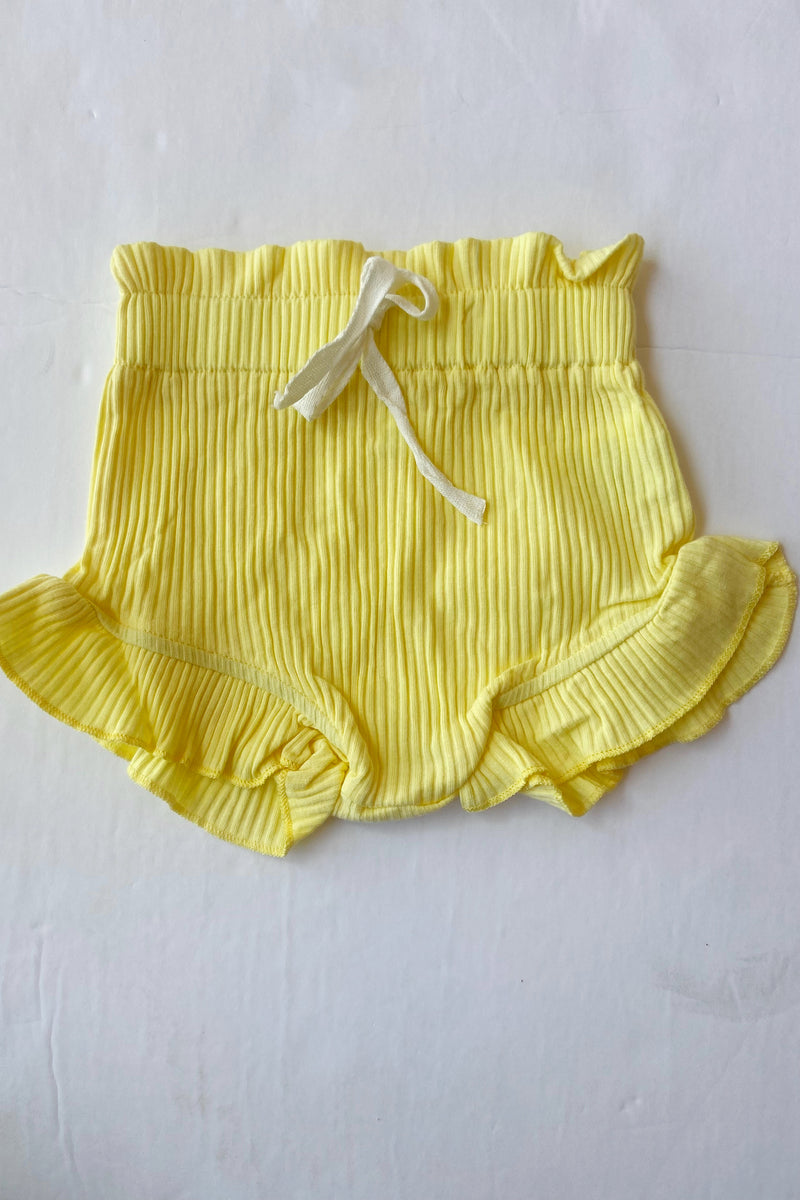 mode, ribbed ruffle set