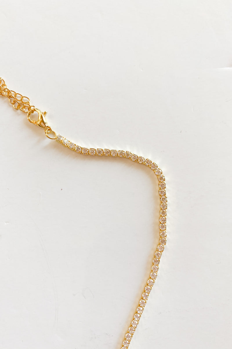 mode, sienna tennis necklace