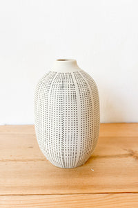 mode, stoneware textured vase