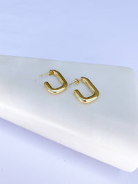 mode, daphne gold hoops