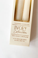 mode, set of 2 taper candles