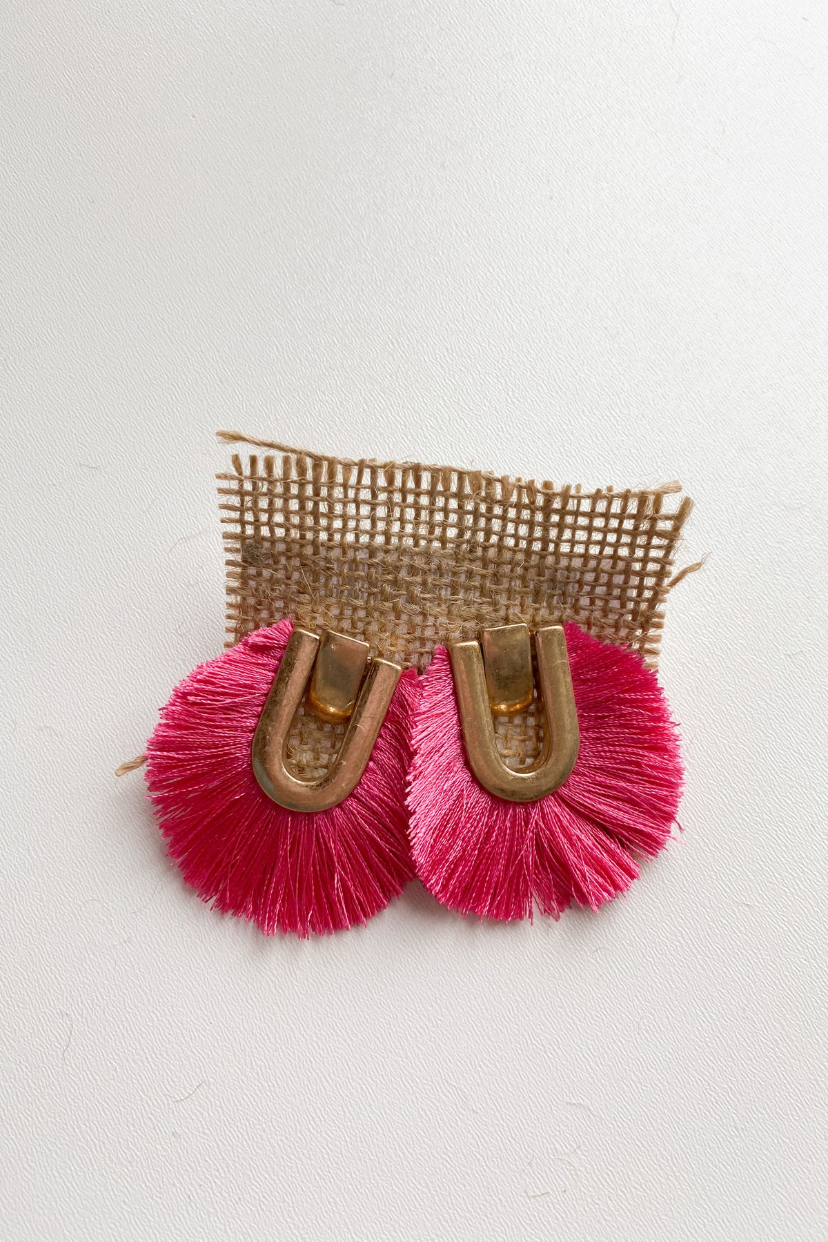 mode, U turn fringe earring