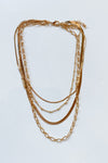 mode, layer me necklace