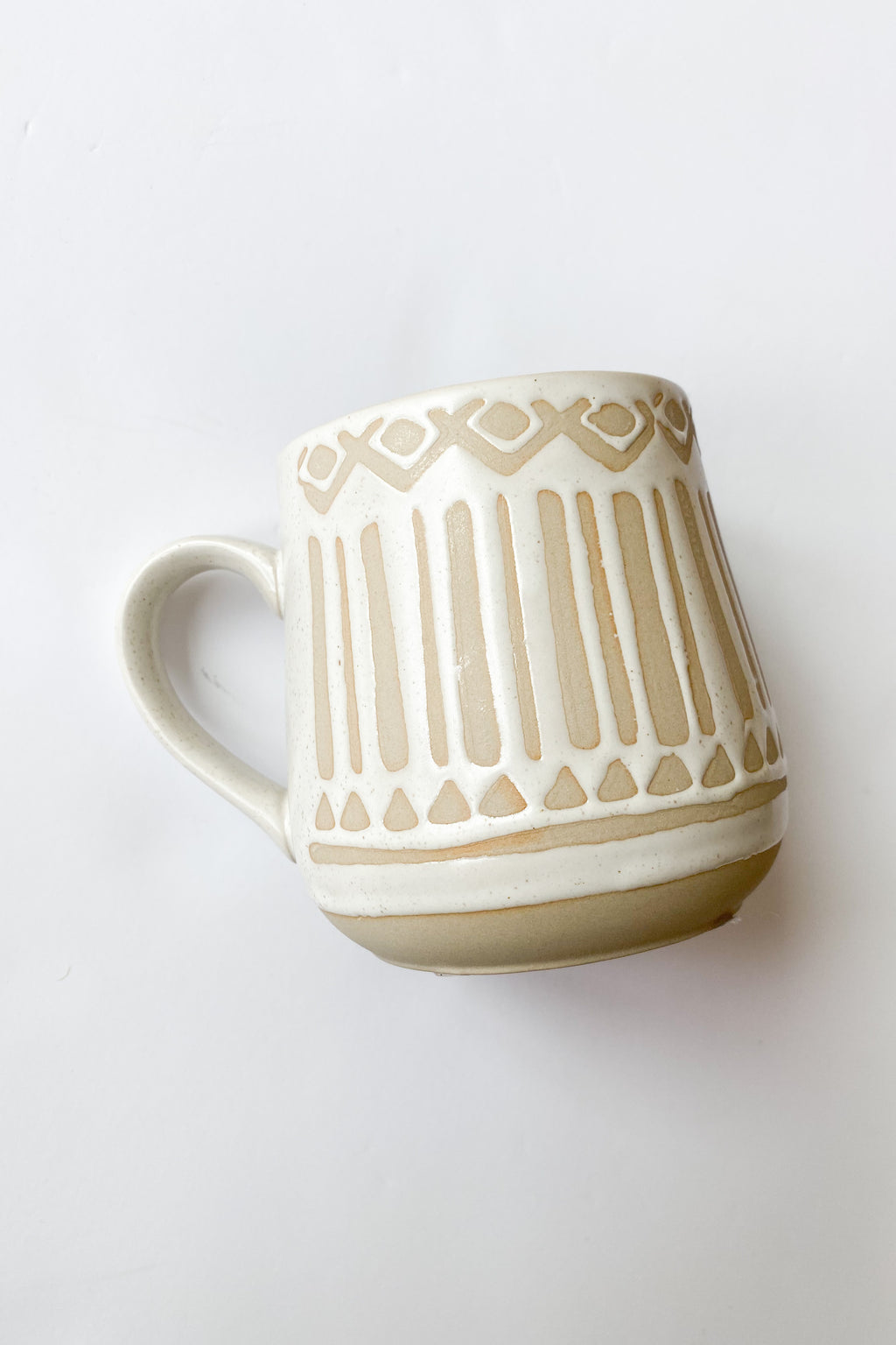mode, markings stone mug