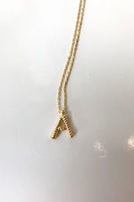 mode, sticks n stones initial necklace