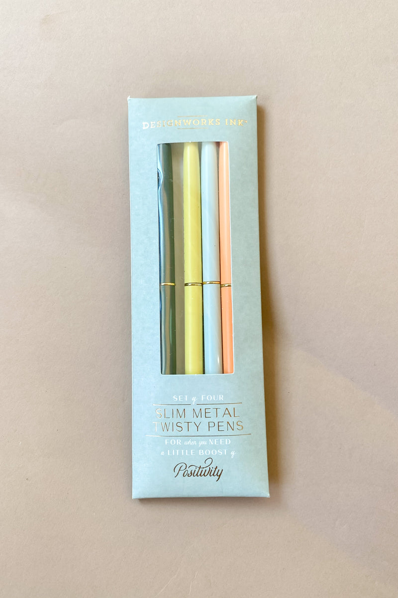 mode, twisty pen set of 4