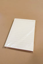 mode, chartreuse notepad