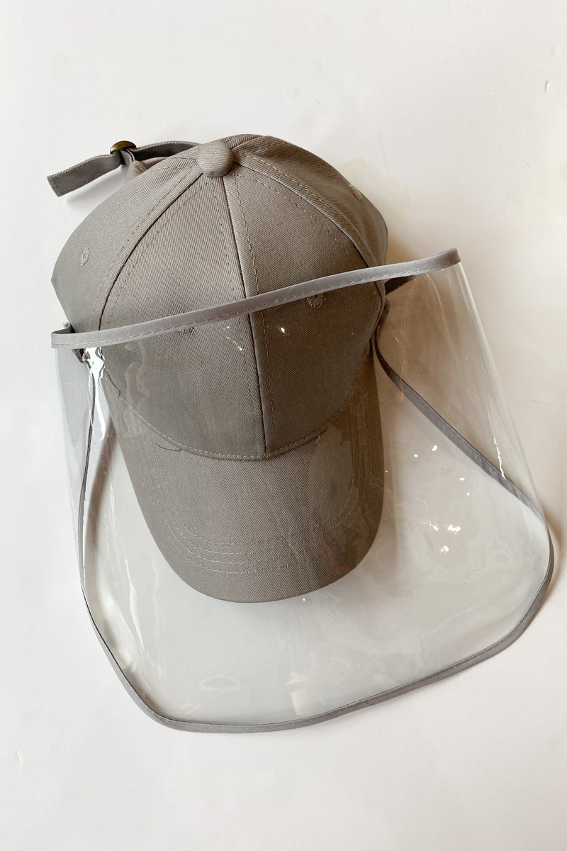 mode, baseball cap face shield