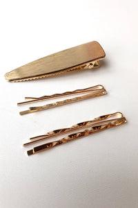 mode, Gold shine hair clip