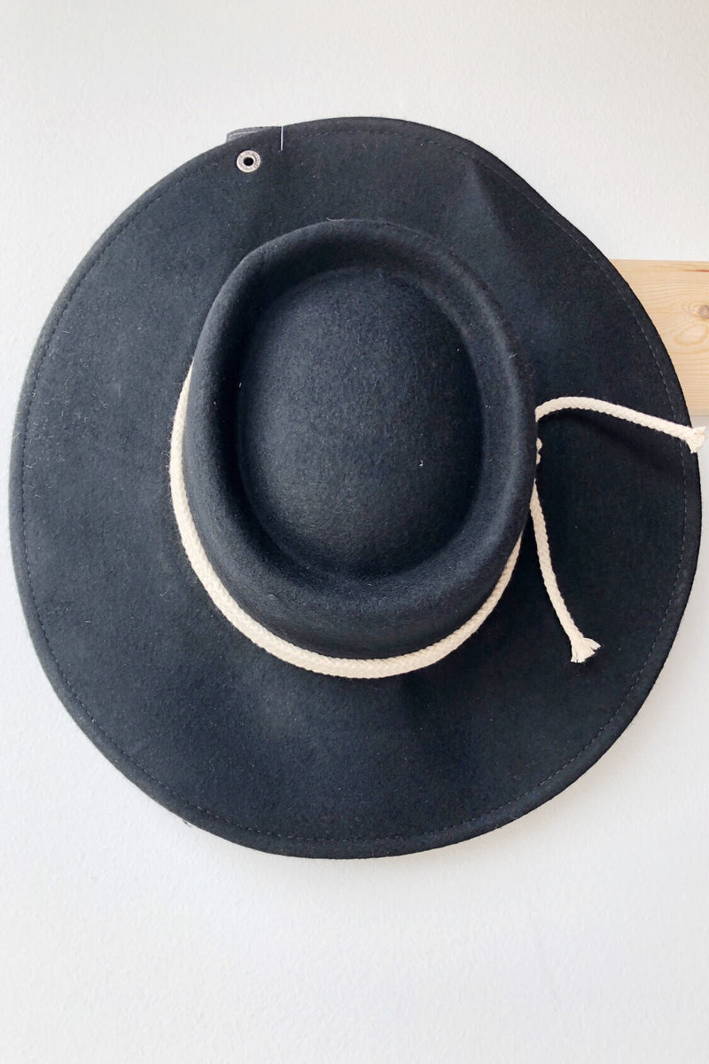 mode, rope trim hat