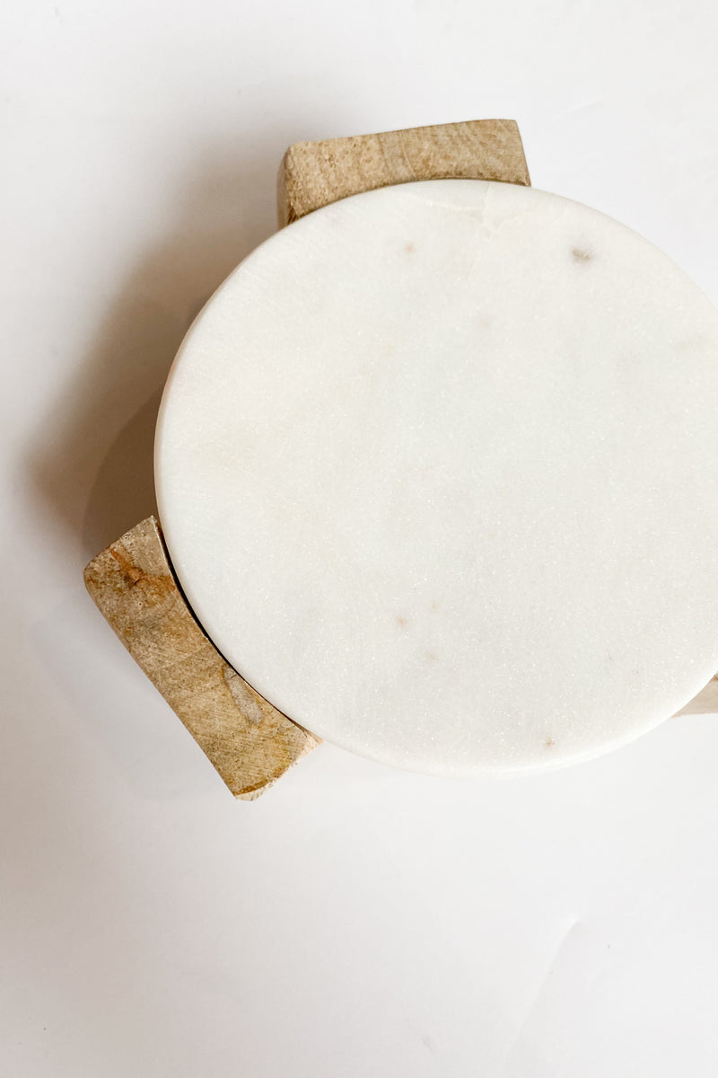 mode, marble coasters w/ holder