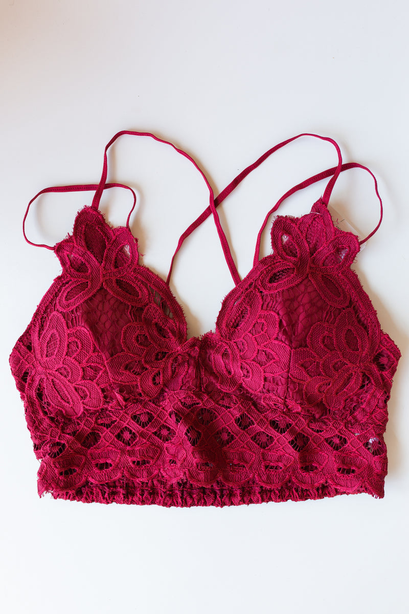 mode, good life lace bralette