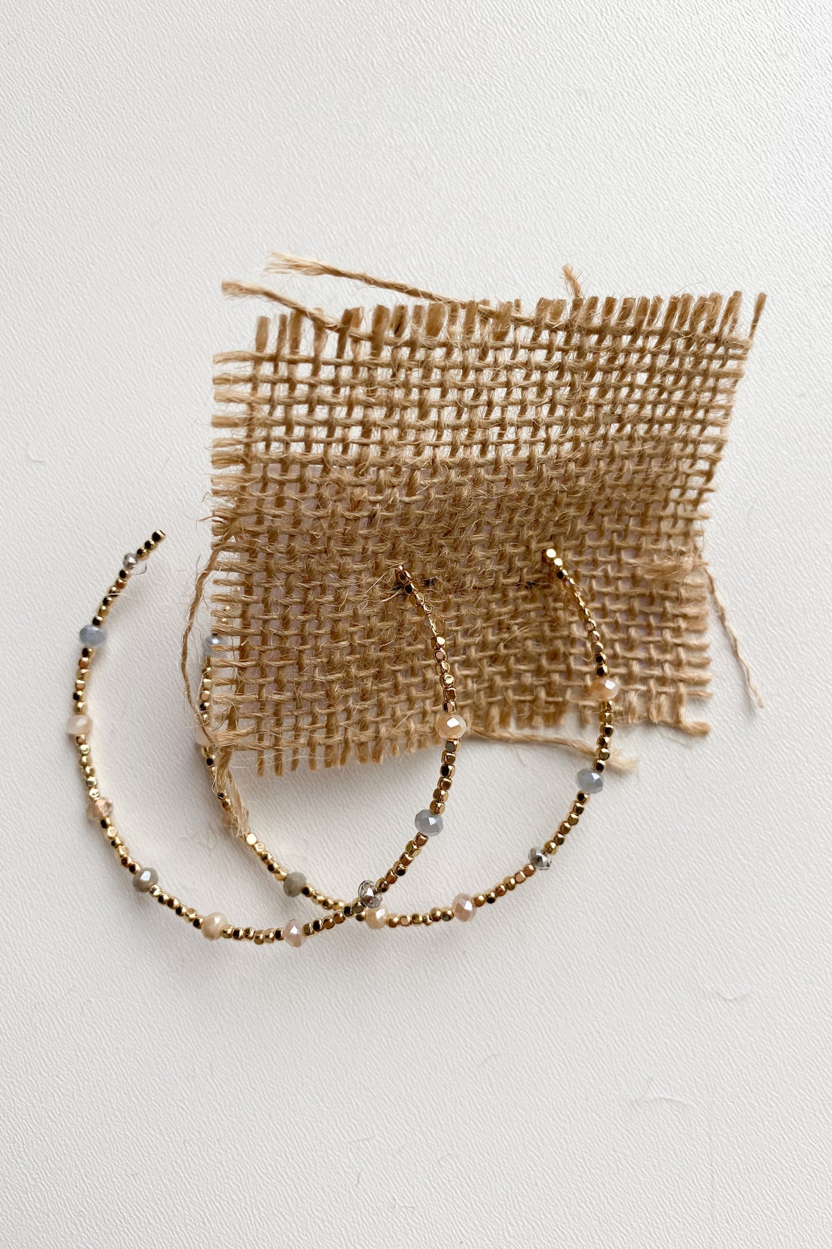 mode, color pops beaded hoop