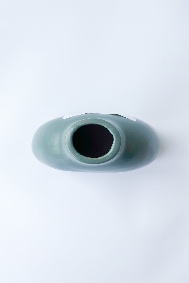 mode, arched vase matte teal