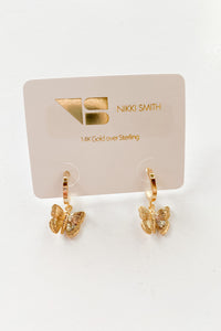 mode, Gold Butterfly Huggies